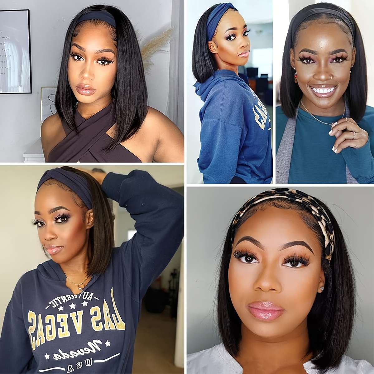 1Pc 1B 25.4cm Fashion Design Wig