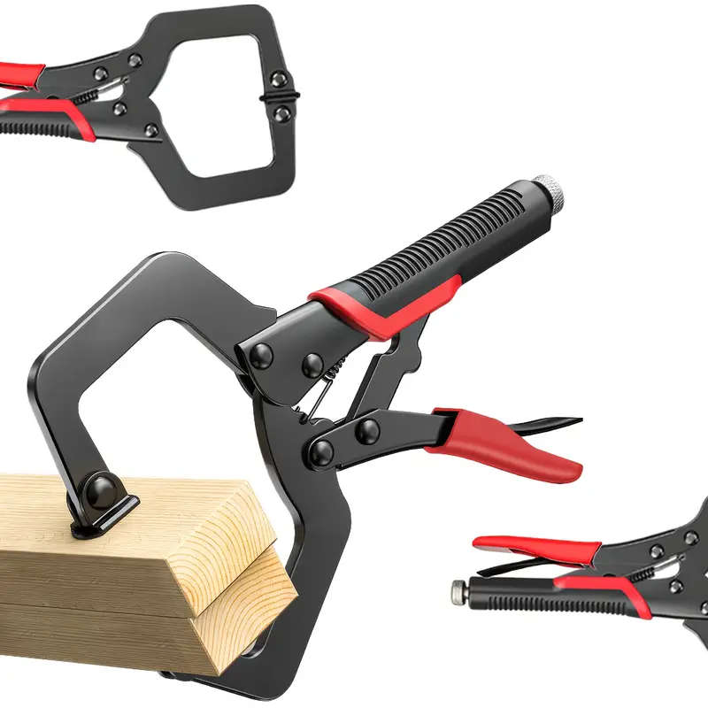 4-Piece 6-Inch Heavy Duty Carbon Steel C-Clamp Kit