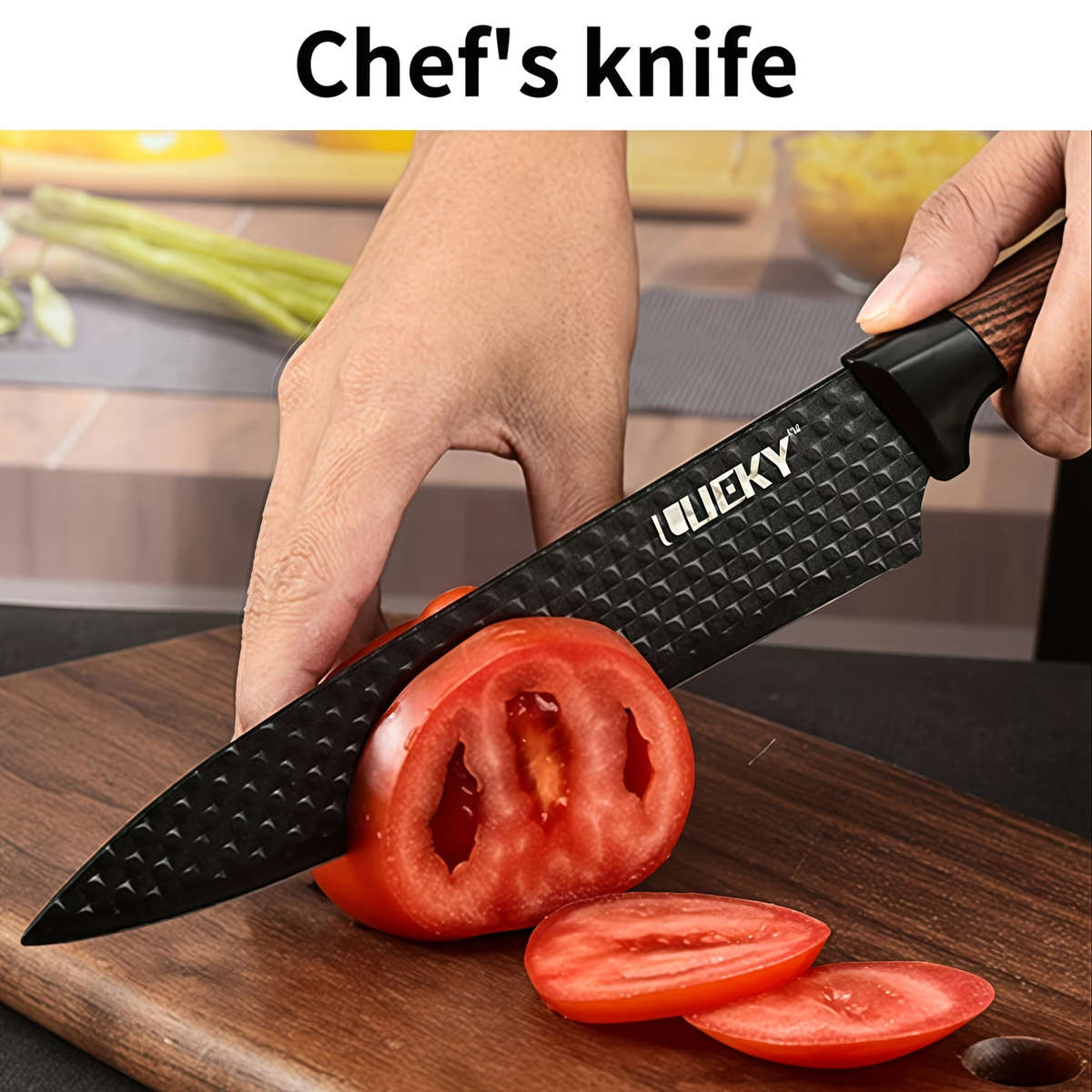 This Series Includes Six Household Stainless Steel Kitchen Knives