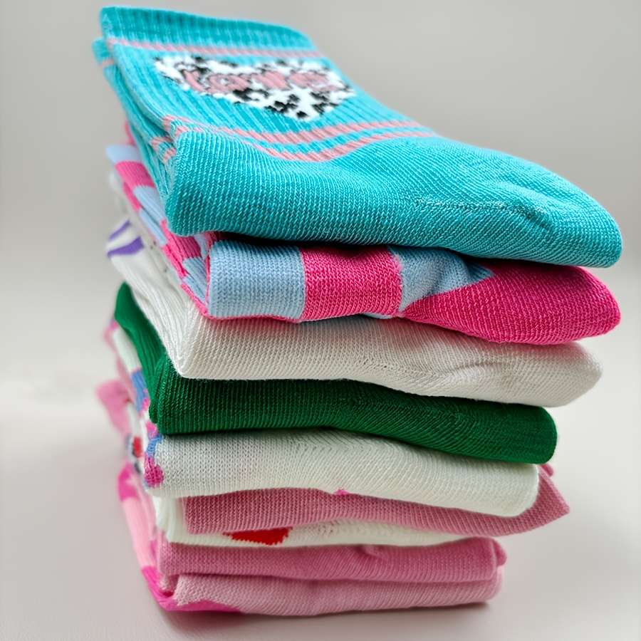 Sock 5 Pairs Of Mixed Colors One Size