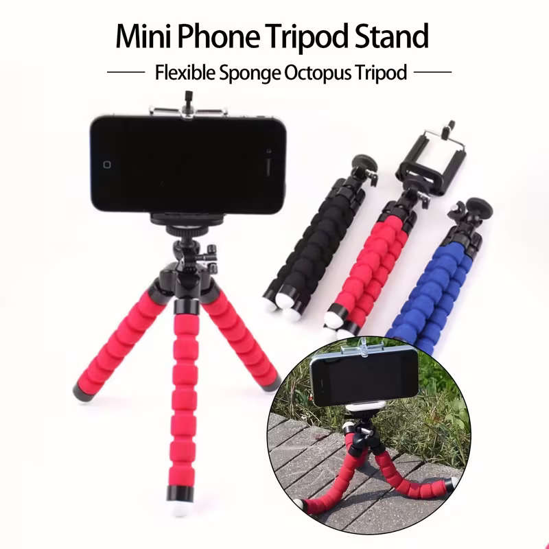 Flexible Octopus Tripod Small Phone Camera Holder