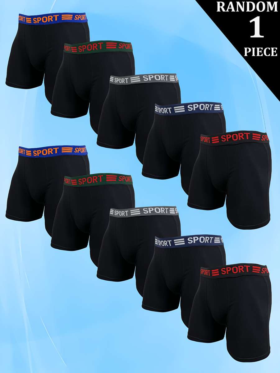 Mens Underwear Color 1 Pack Black Sizem
