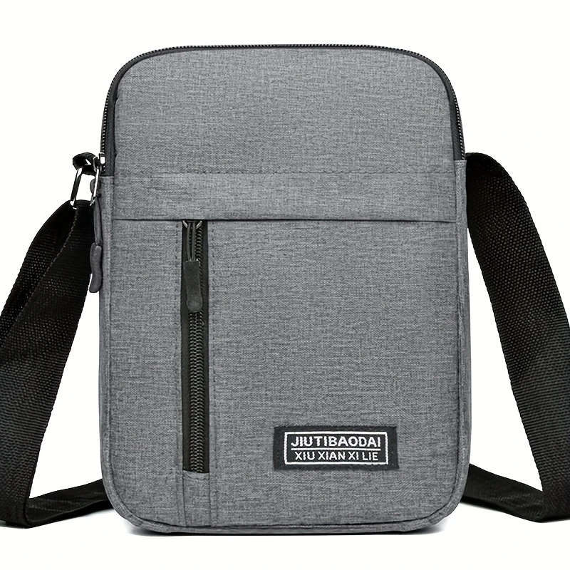 1pc Unisex Square Bag Men's And Women's Single Shoulder Crossbody Bag Backpack Korean Version Casual