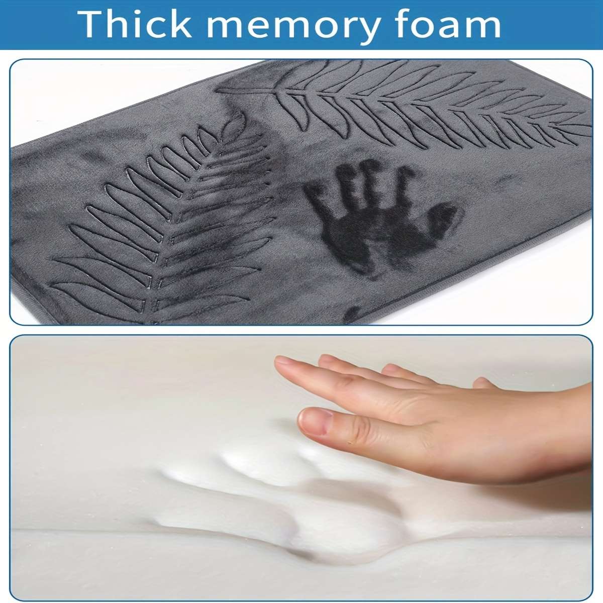 Navy Blue 15.74x23.62inch 40x60cm Floor Mat