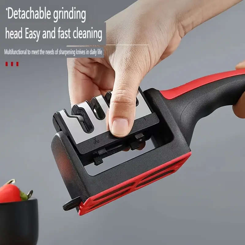 Multi-functional Handheld Knife Sharpener: Durable, Lightweight, and Portable .