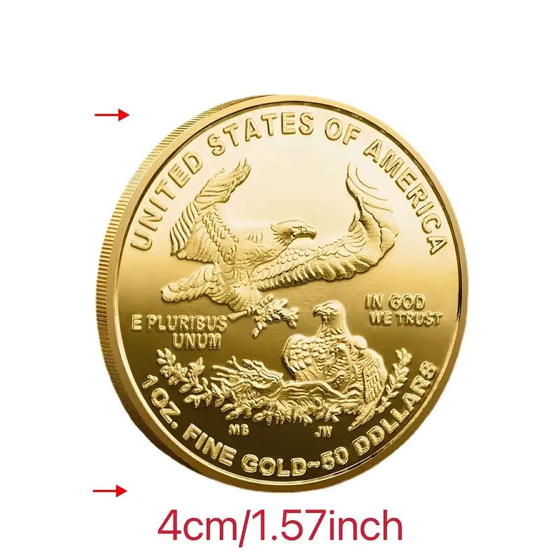 United States Fine Gold-Plated Replica , 1oz Collectible Coin