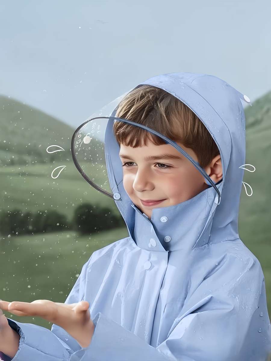 Raincoat Sky Blue Size 78Y