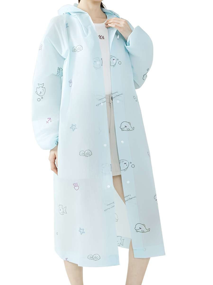 Raincoat Lake Blue Size Onesize