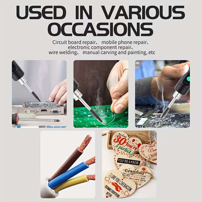 Digital Display Cordless Soldering Kit