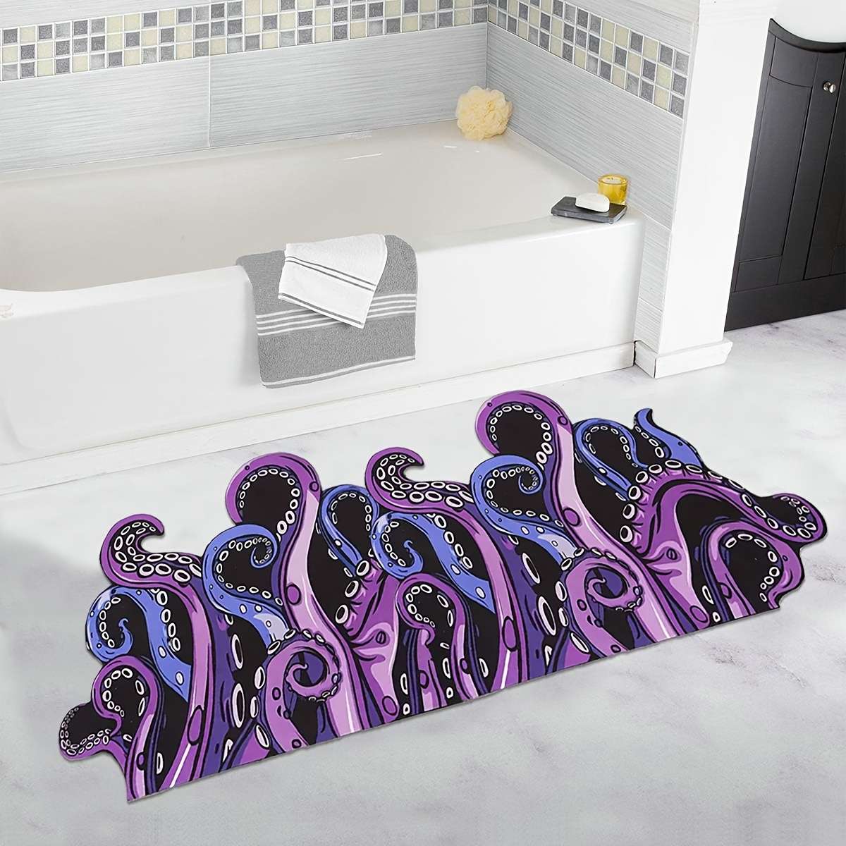 1Pc Green 8Ox8Ocm Floor Mat