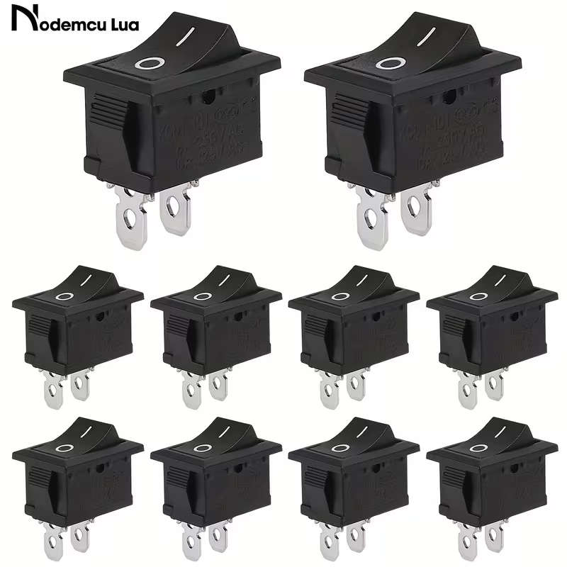 10pcs Mini ON And Off Rocker Switch