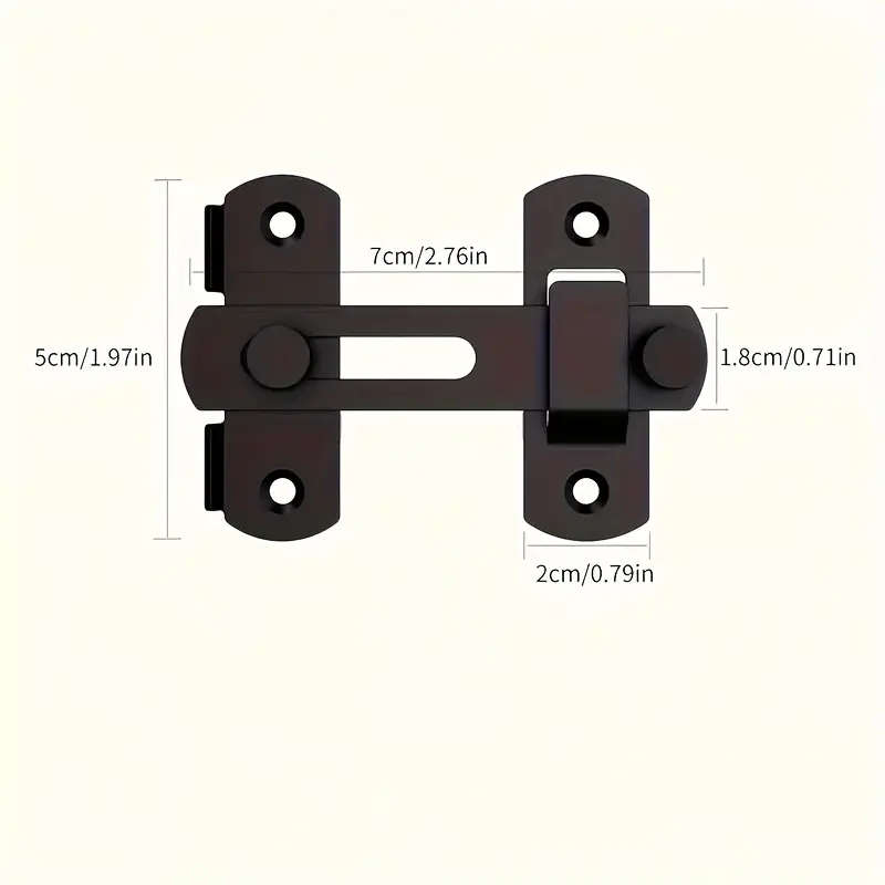 Commercial Grade Stainless Steel Sliding Door Lock