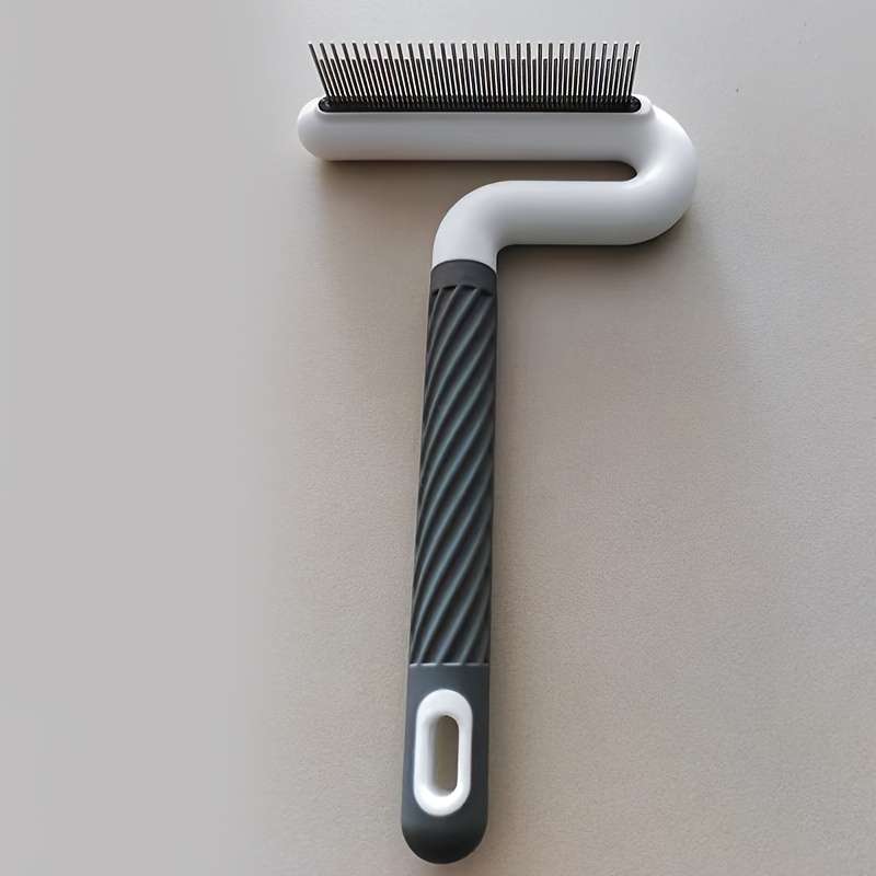 1pc Grey Double Row TeethPet Comb