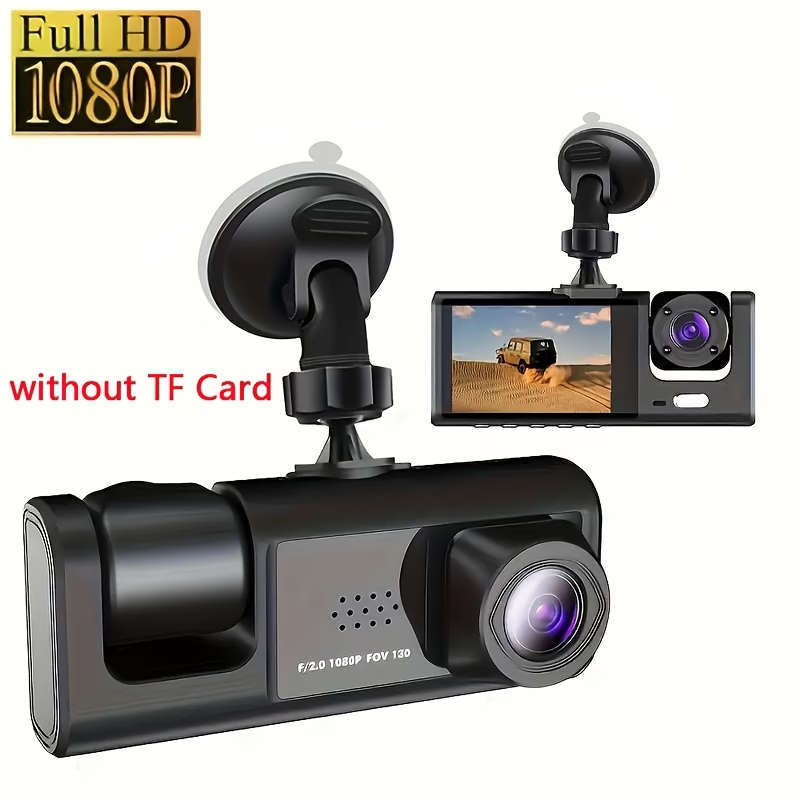 Car Dash Cam Is Equipped With Dual 1080P lenses