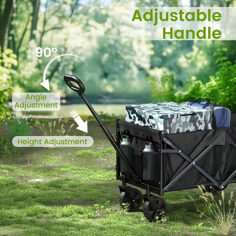 Heavy-Duty Multi-Functional Folding Trolley - Large