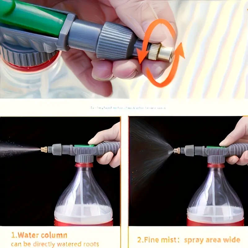 Handheld High-Pressure Sprayer with Adjustable Nozzle