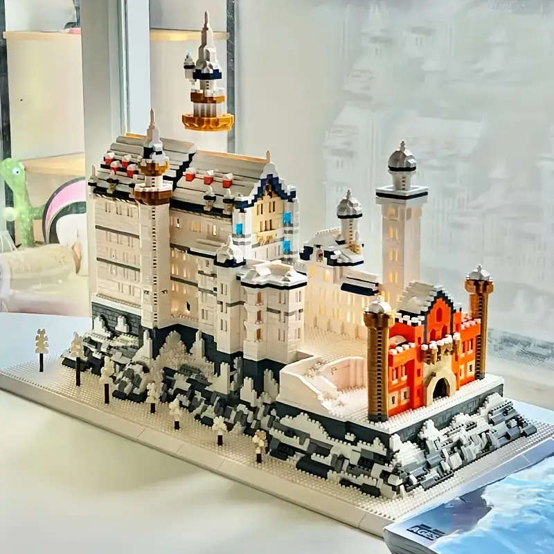 2620-Piece Swan Lake Castle Architectural Model