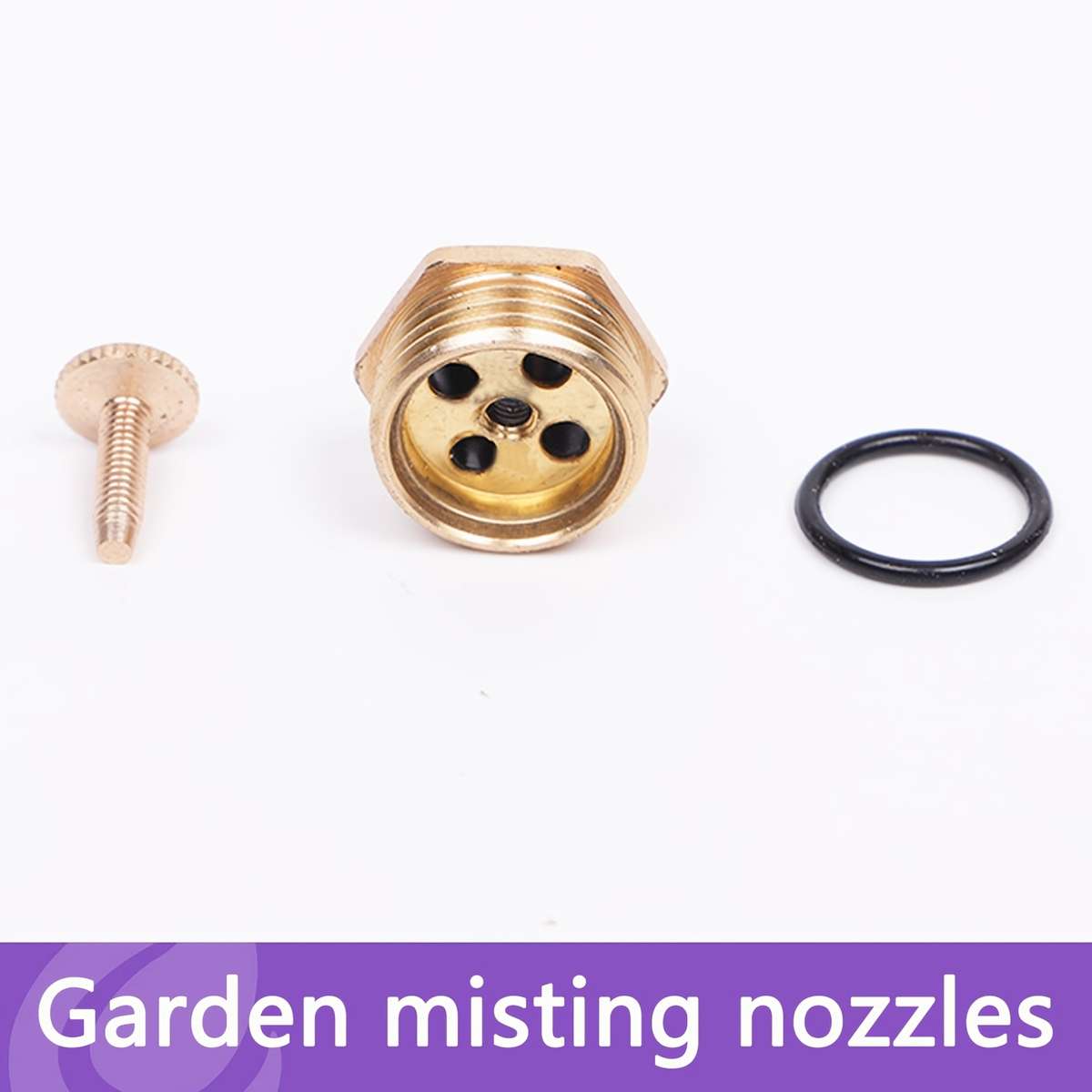 5Pcs Misting Brass Adjustable Centrifugal Atomizing Nozzle
