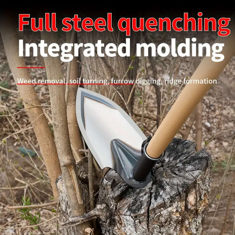 Metal Trumpet-Shaped Farm Hoe