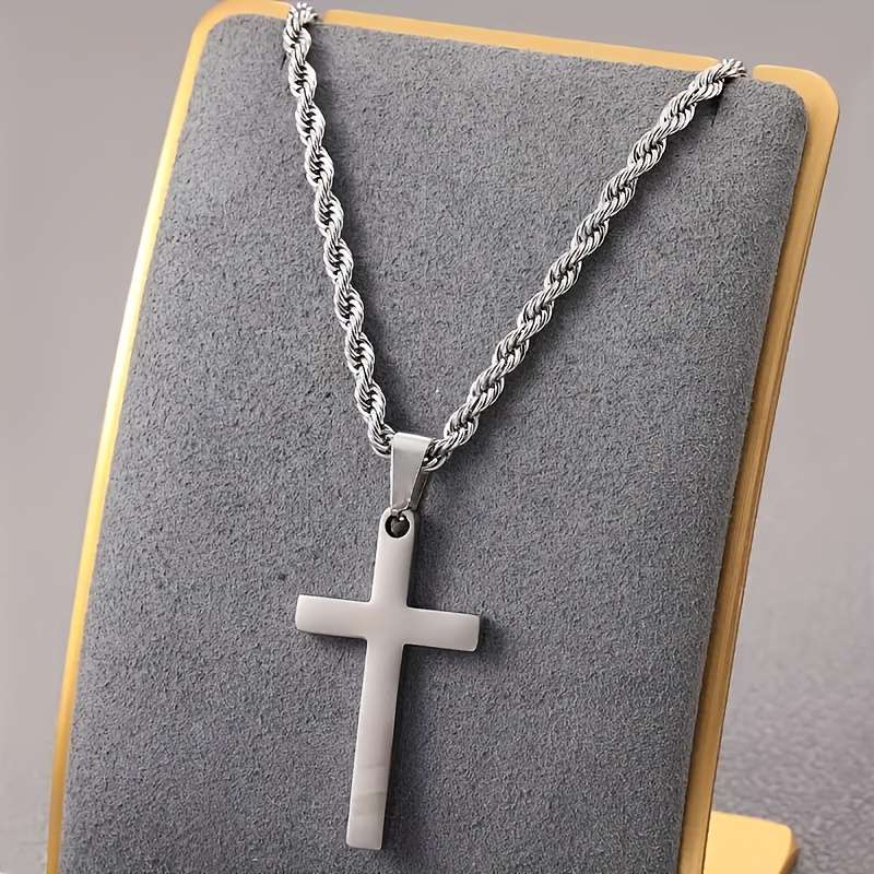 1 Piece White K Jesus Theme Pendant