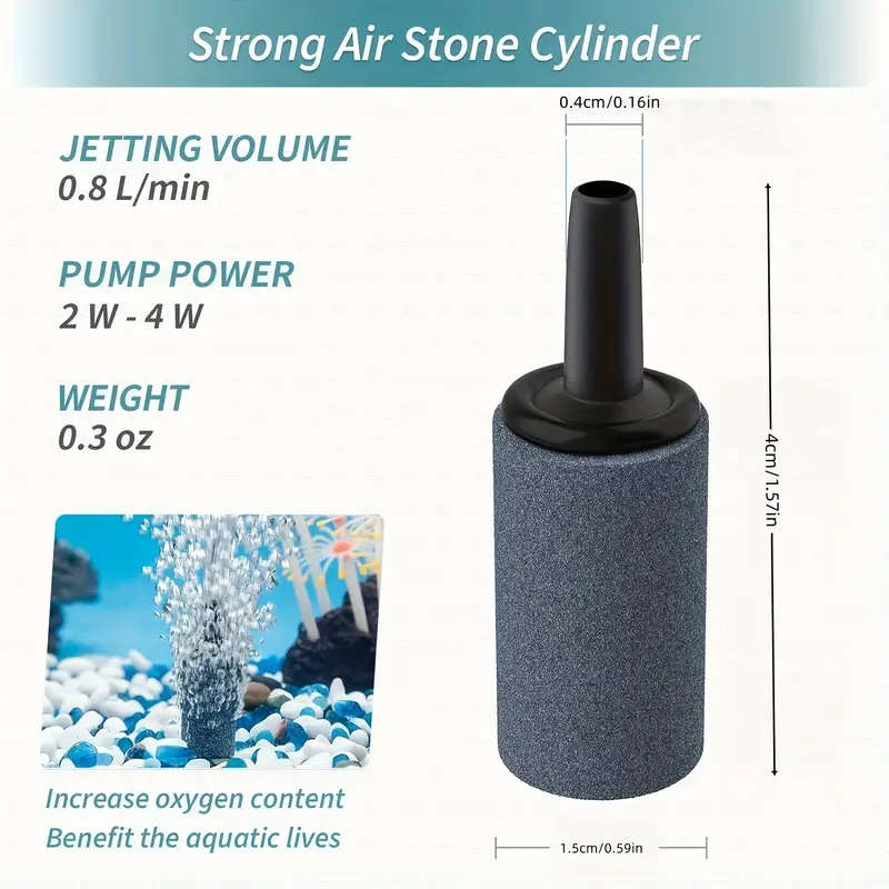 2pcs Quiet Nano Air Stone
