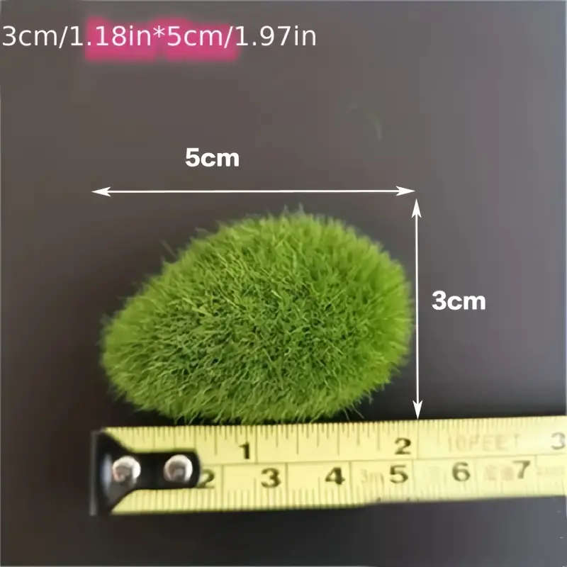 10pcs Lifelike Artificial Moss Rocks