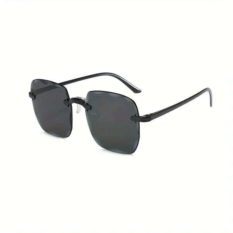 Stylish Square Fashion Glasses with Gradient Lenses Sunglasses