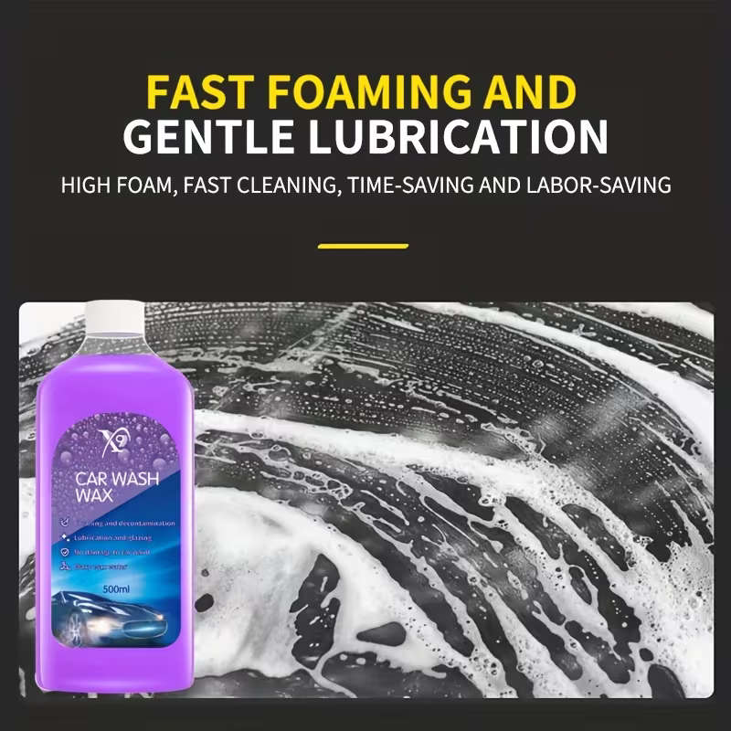 High-Concentration Foam Car Wash Wax - 500ML