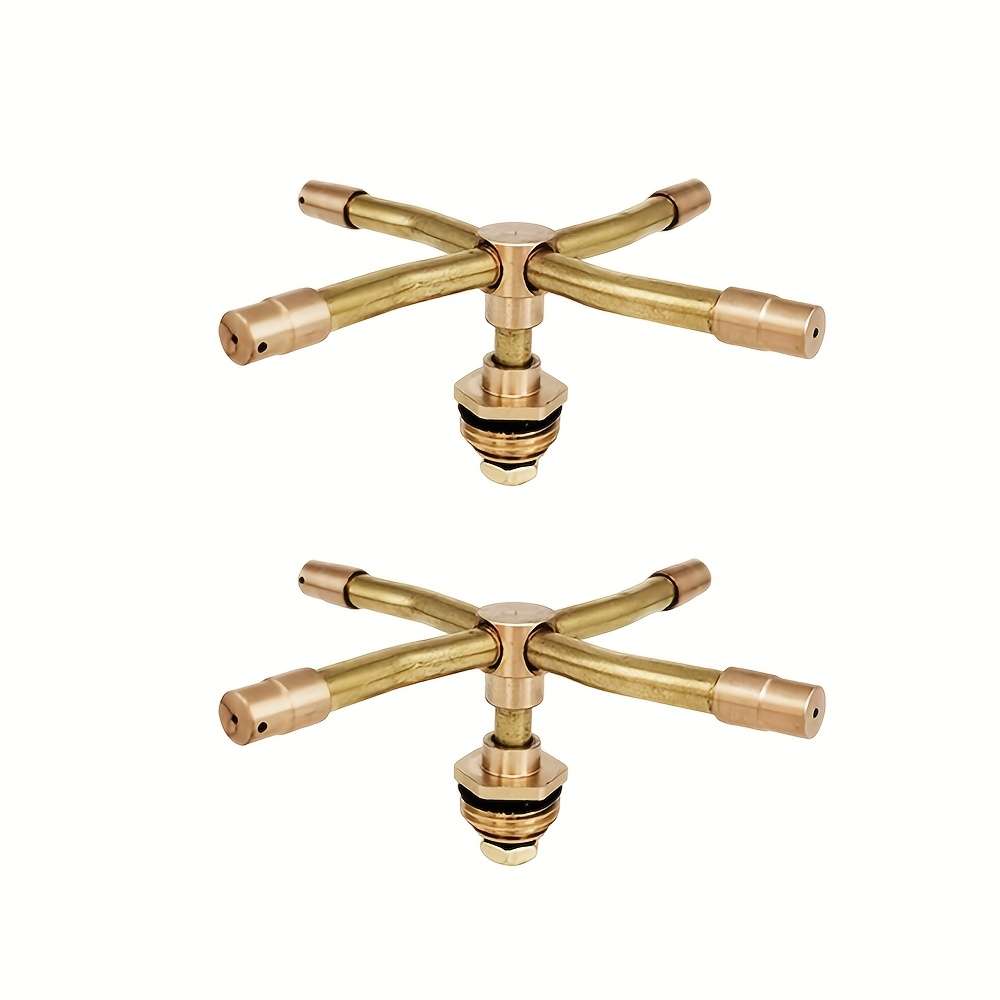 4 Arms Whirling Sprinkler Automatic Rotary Brass Sprayer