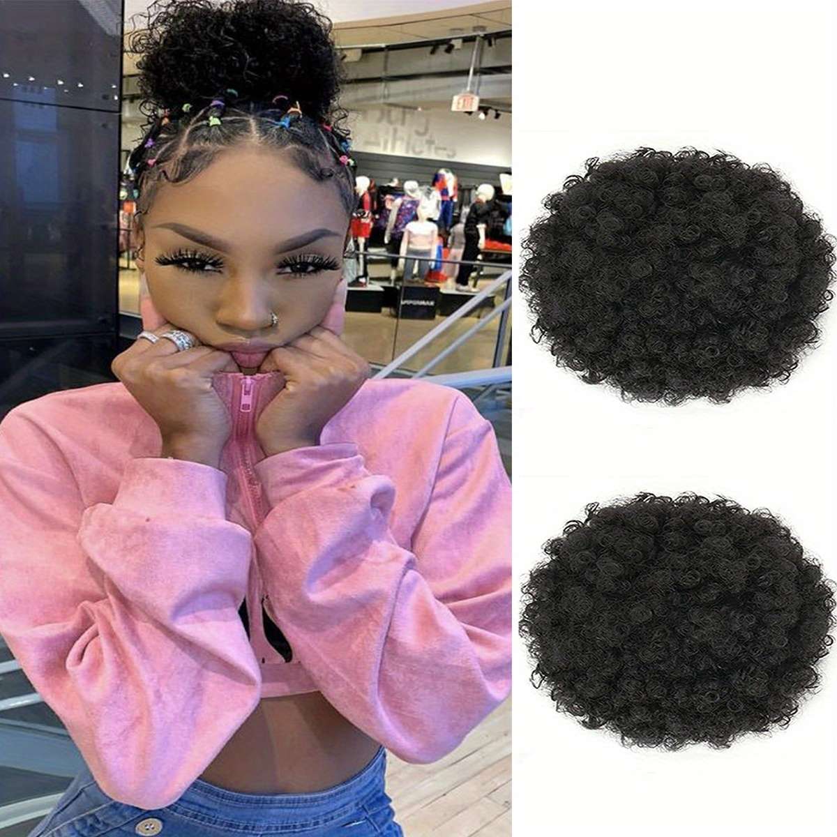 1Pc Style4 10.16cm Fashion Design Wig