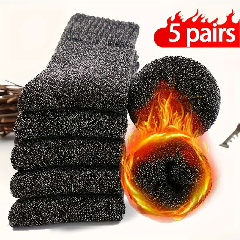 Sock 5Pairs Green One Size