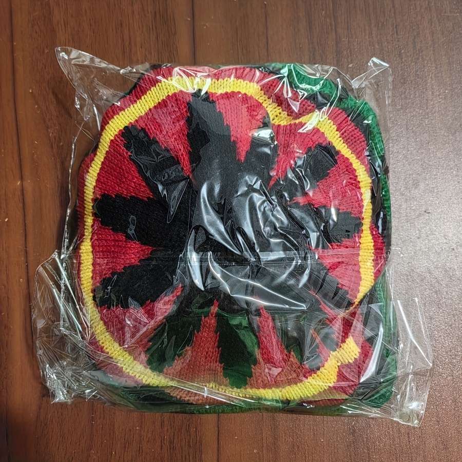 Hat Black Red Size One Size