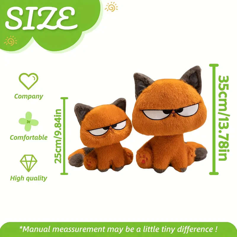 Cute And Cool Cat Plush Toys 25cm