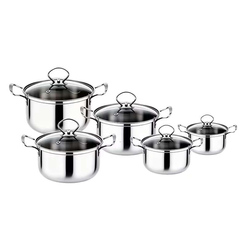 10pc Stainless Steel Cookware Set