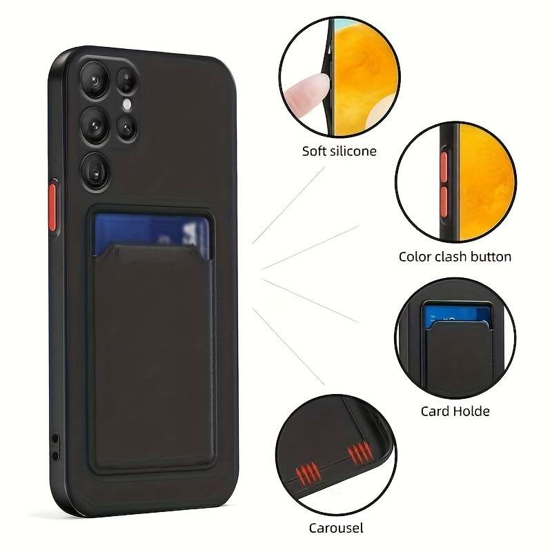 1pc Black For Samsung Galaxy A71 Phone Cases