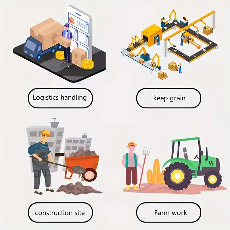 12 Pack of Heavy Duty Work Gloves