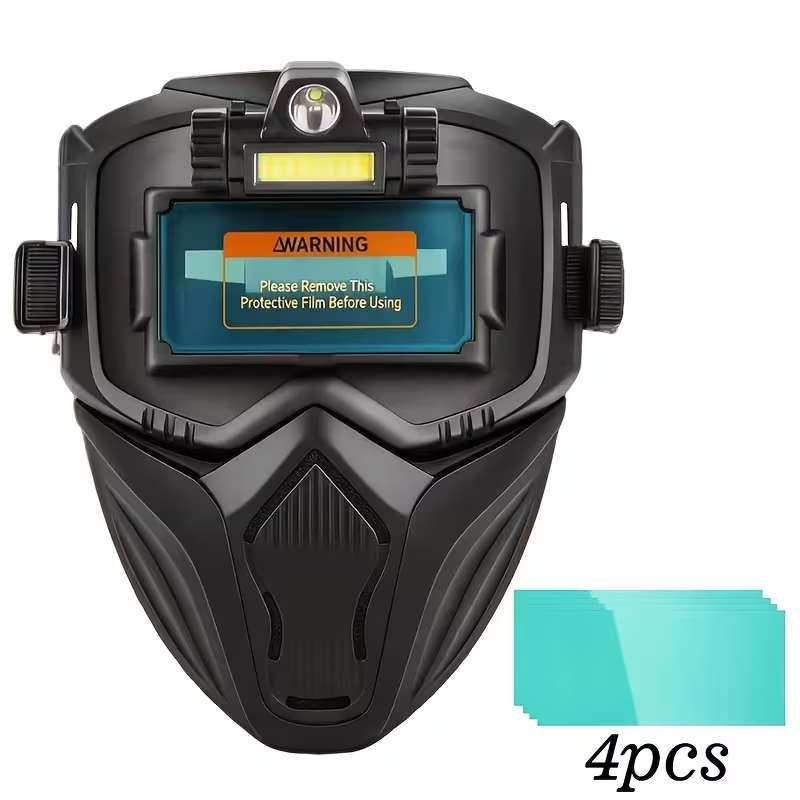 Auto Darkening Welding Helmet with LED Work Light