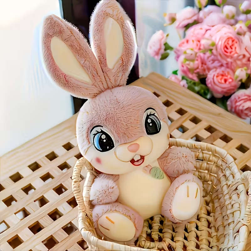 1 Cute Rabbit Plush Toy Pink