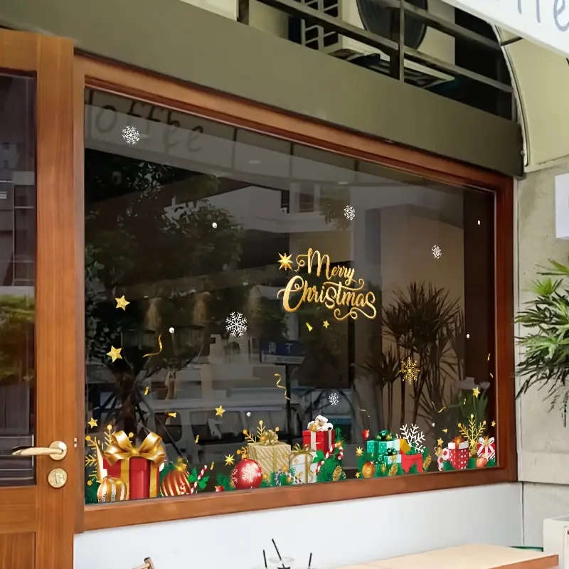 1 x Christmas Window Sticker Static Adhesive Decoration