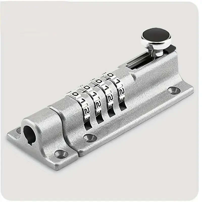 1pc Password Latch Lock Door Waterproof And Rust Proof Outdoor Security Anti-theft Locker Password L