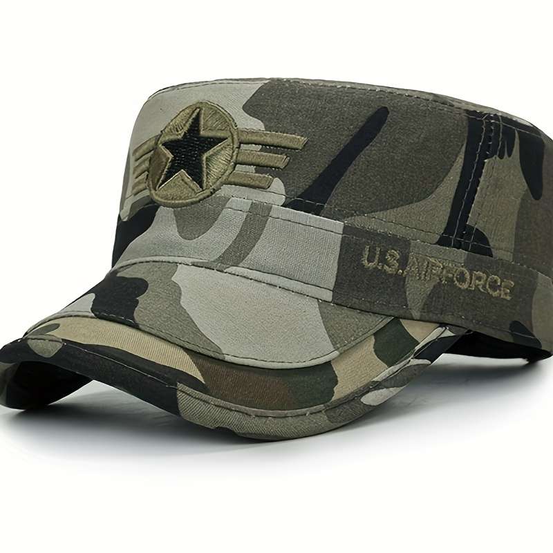 U.S. Air Force Camouflage Baseball Cap Polyester Adjustable Snapback Sun Protection Ideal