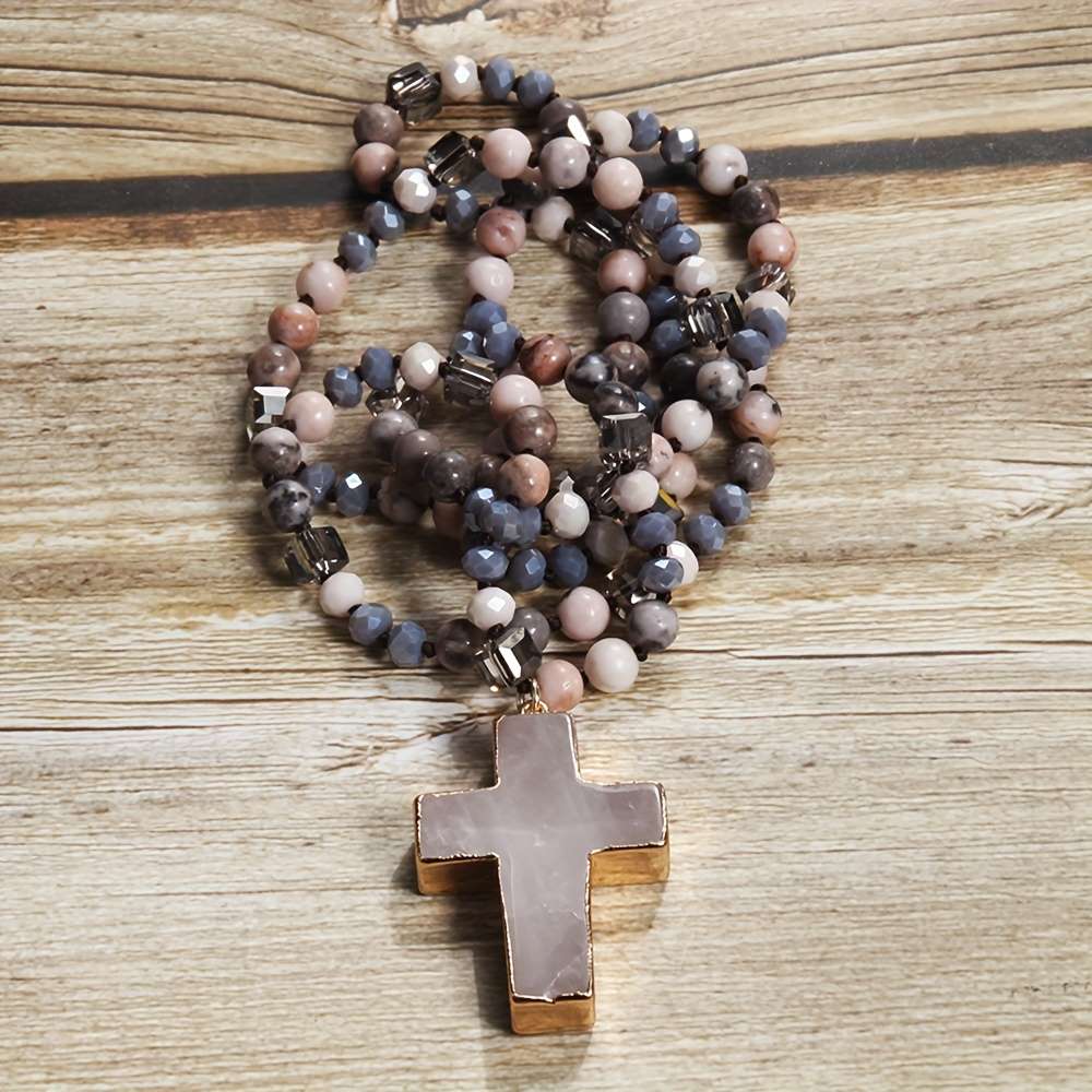 1 Piece Beige Jesus Theme Pendant