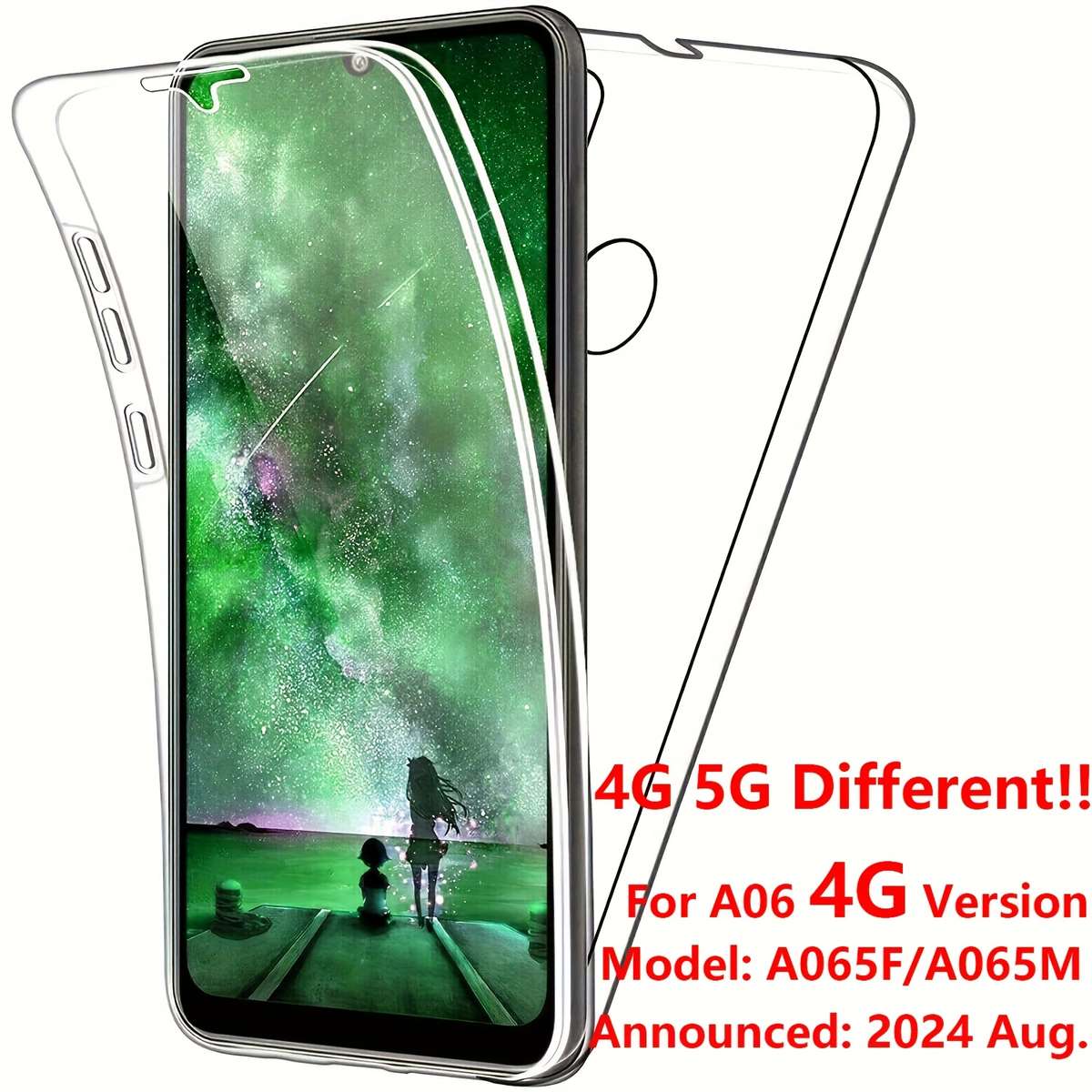 1pc Transparent For Samsung Galaxy S24 FE Phone Cases