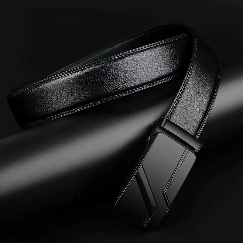 Men's Fully Equipped Automatic Buckle Belt 130cm