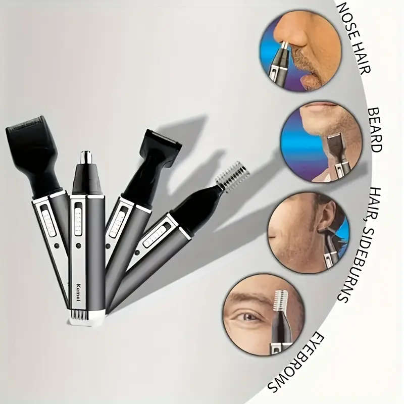 Kemei 4-in-1 Professional Grooming Kit