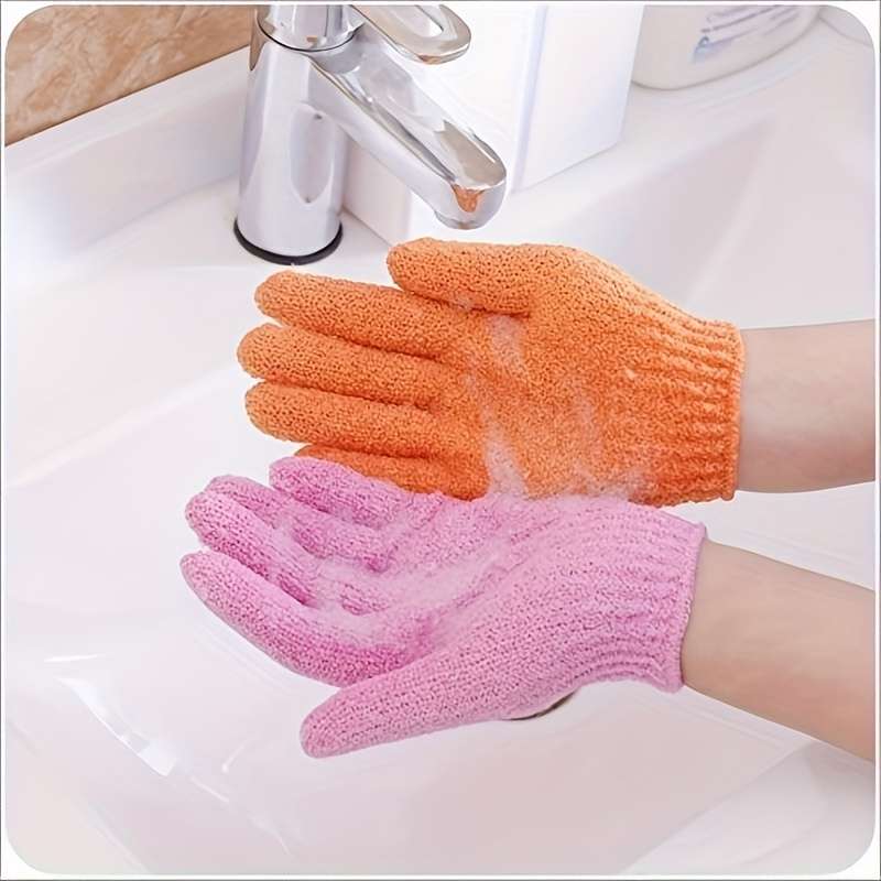 5 Pairs Colorful Nylon Gloves Multi Purpose Work Gloves