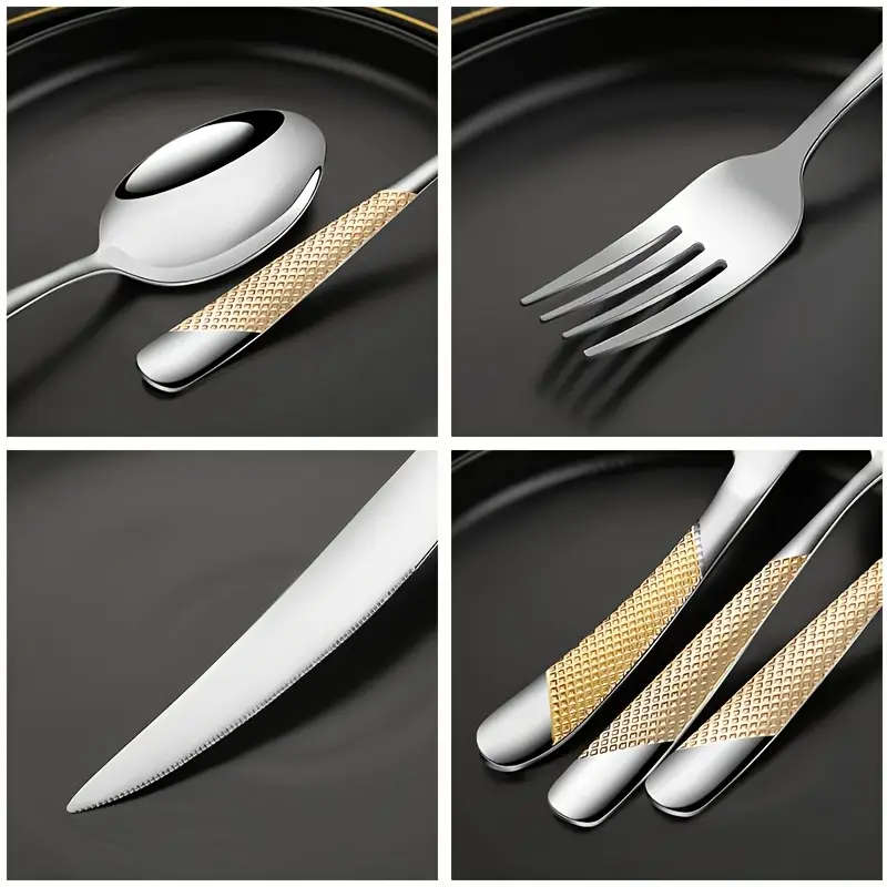 30-Piece Stainless Steel Cutlery Set