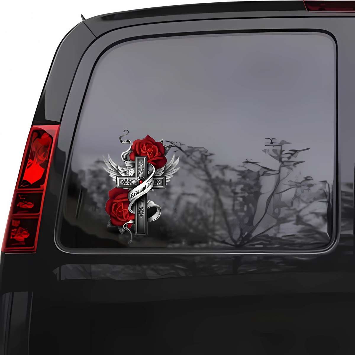 2pcs Jesus Christian Themed Stickers