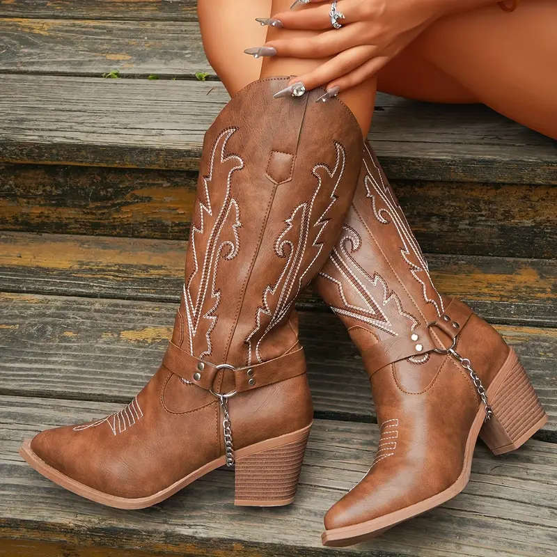 Women's Cowboy Boots with heel