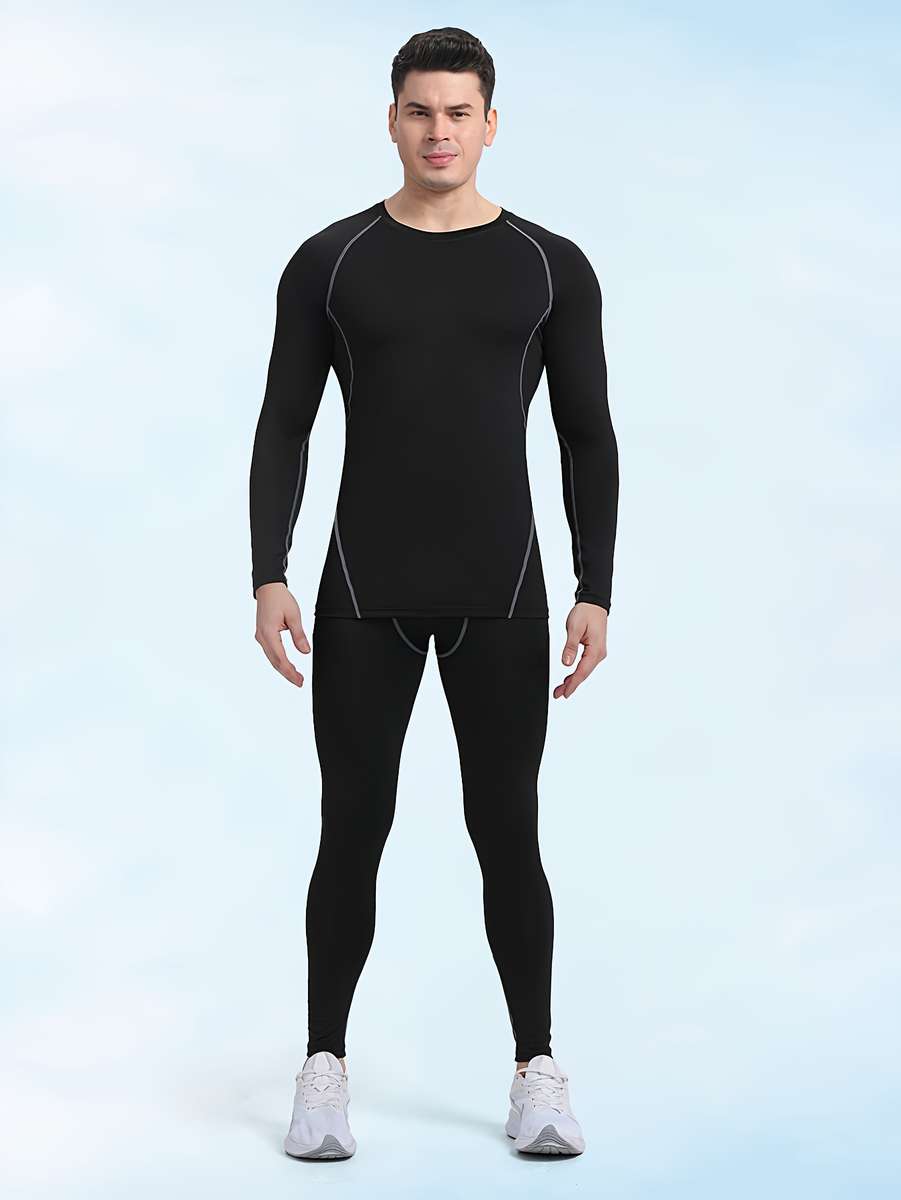 Thermal Underwear Color Black Sizexxl